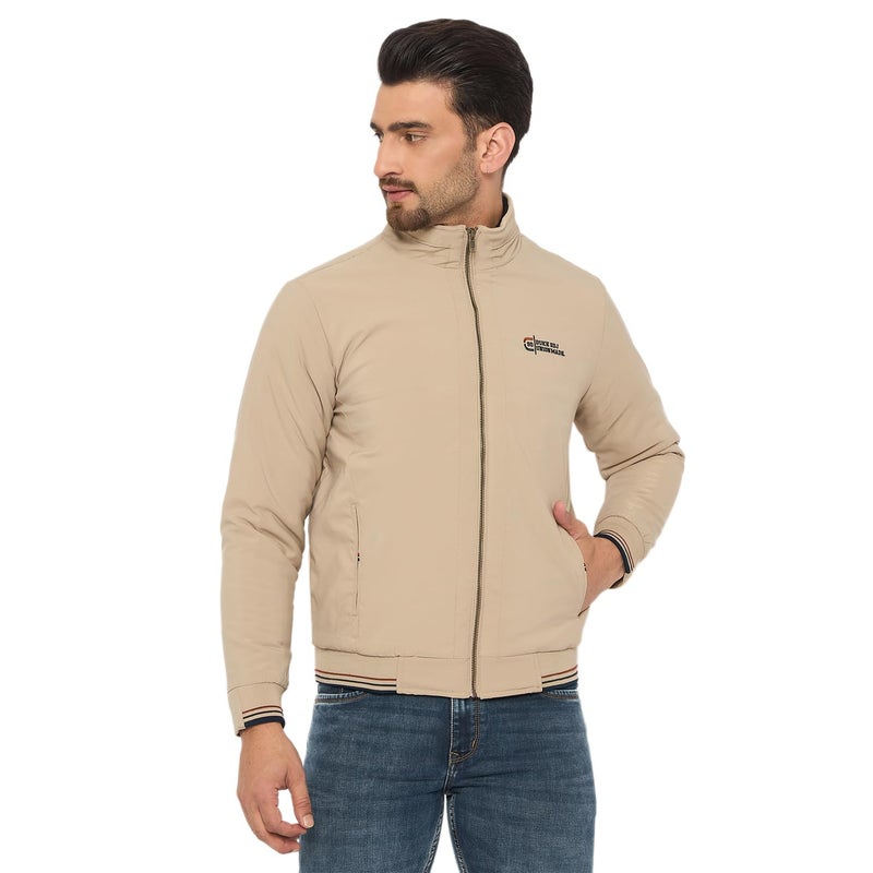 Duke Stardust Men Full Sleeve Jacket (SDZ3013R_Cream_M) - Image 5