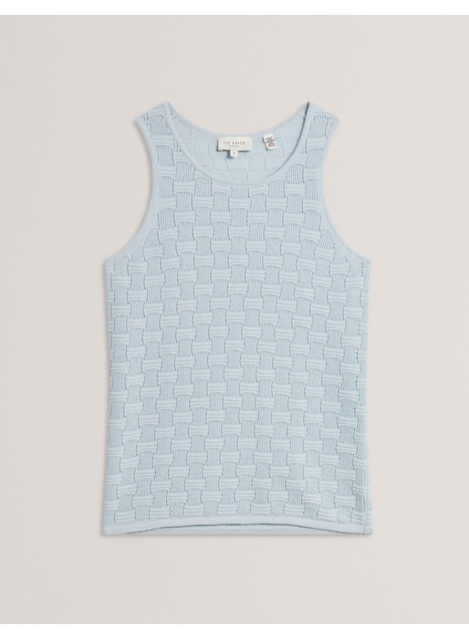 Ted Baker Touch Of Silk Knitted Sleeveless Top - Image 1