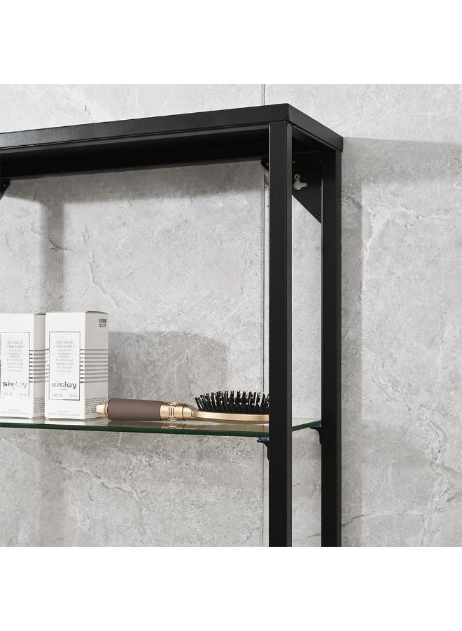 DANUBE HOME Milano Plus Rufus Wall Mounted Metal Shelf â€“ Heavy-Duty Industrial Style Storage Rack for Home, Kitchen, or Office, Rust-Resistant, Space-Saving Organizer with Modern Design L 60 X W 75 X H 15 Cm  - Image 3