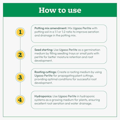 Ugaoo Perlite for Gardening Potting Soil, Indoor & Outdoor, Hydroponics and Horticulture Potting Mix- 500 Grams - Image 4
