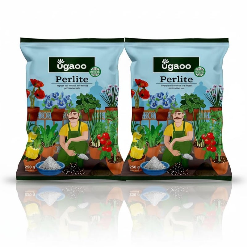 Ugaoo Perlite for Gardening Potting Soil, Indoor & Outdoor, Hydroponics and Horticulture Potting Mix- 500 Grams - Image 1