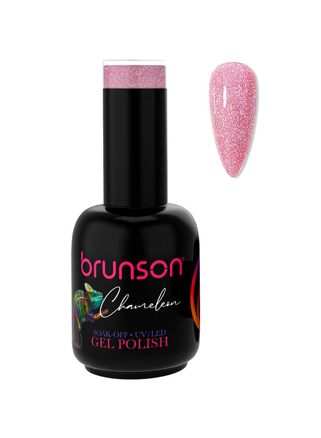 brunson Chameleon Gel Nail Polish 18ml Gel Nails with Glossy Shine Finish, Long-Lasting Soak off UV Gel Polish for Nail Art French Manicure Pedicure. Salon Quality Chip Resistant Gel Extension Acrylic Nails - Image 1