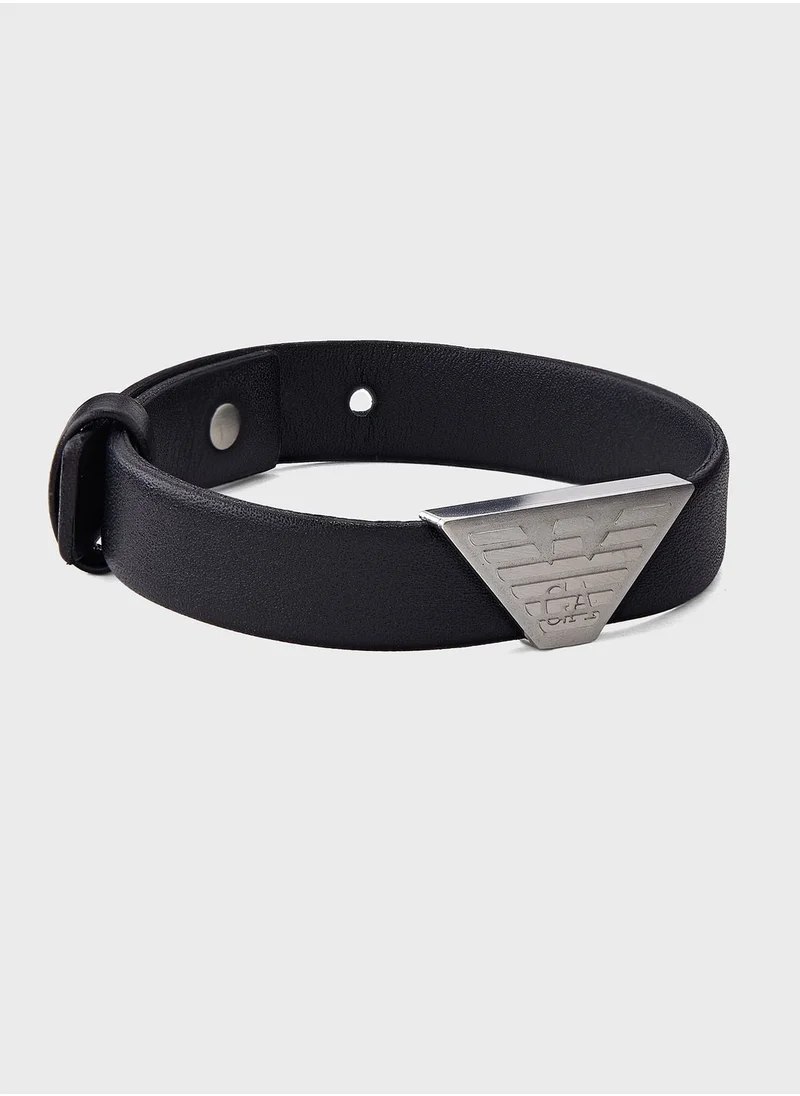 EMPORIO ARMANI Egs2985040 Leather Bracelet