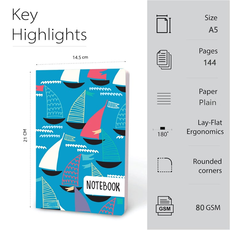 Moaae Mopo MOMP Daily A5 Notebook Diary Journal for Home Office Work Organizer - Image 3
