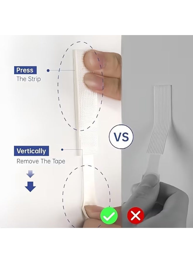 Home Clearance Sale Large Image Hanging Strip - 24pcs, Heavy-duty, No Damage, Detachable, Waterproof - For Hanging Frames - Image 4