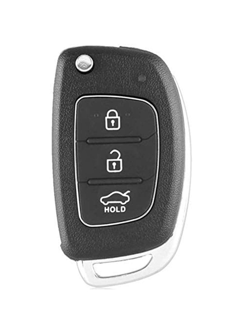 SYOSI - Folding Smart Car Key,  3 Buttons Keyless Entry Remote Case, Replacement Remote Car Key key Shell Repair for Mistra Hyundai HB20 SANTA FE IX35 IX45 Key Cover Case - Image 1