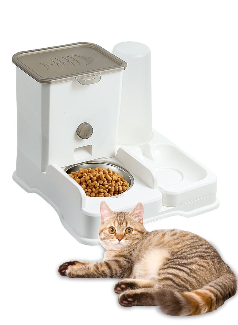Kidle Automatic Cat Bowl Dog Water Feeder Bowl Cat Feeder and Water Dispense Feeder Pet Dog Feeder - Image 1