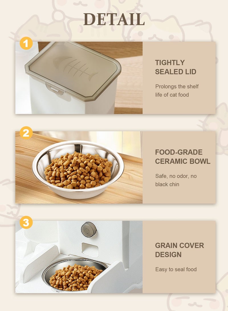 Kidle Automatic Cat Bowl Dog Water Feeder Bowl Cat Feeder and Water Dispense Feeder Pet Dog Feeder - Image 5