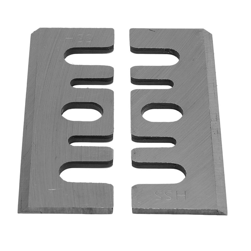 AUNMAS 2PCS Electric Planer Blades, HSS High Speed Steel Replacement Blades Resharpenable for P20ST P20SF P20A FP20SA FP20A F20A, with Edges for Softwood Hardwood Plywood - Image 4