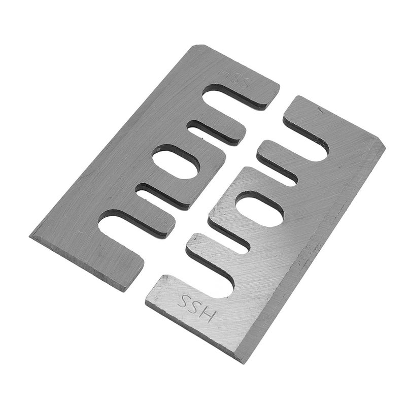 AUNMAS 2PCS Electric Planer Blades, HSS High Speed Steel Replacement Blades Resharpenable for P20ST P20SF P20A FP20SA FP20A F20A, with Edges for Softwood Hardwood Plywood - Image 5