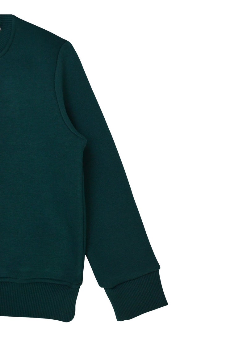 هورس بولو سويت شيرت للاطفال سادة , اخضر - Image 5