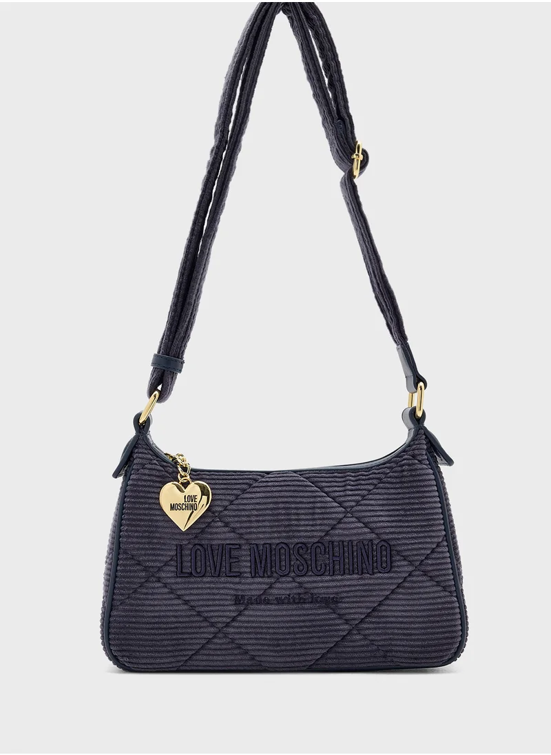 Love Moschino Top Handle Zip Over Satchel