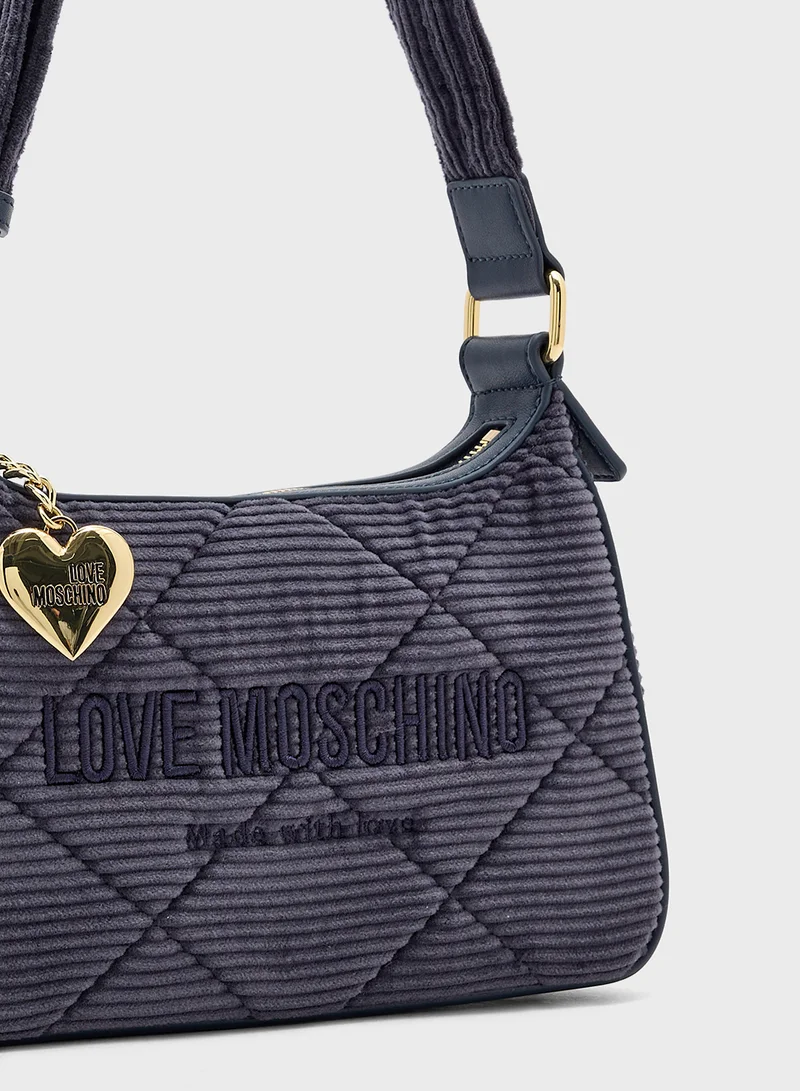 لوف موسكينو Top Handle Zip Over Satchel