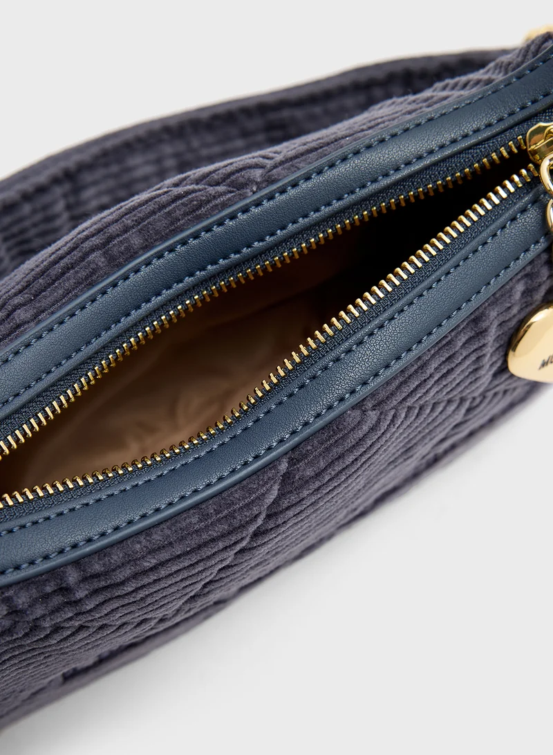 لوف موسكينو Top Handle Zip Over Satchel