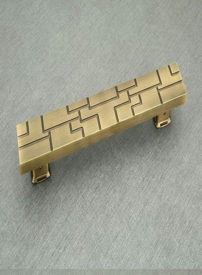 Indeed Main Door Handle Brass Antique Finish | Home Decor | Door Decor | |Brass Door Handle | Brass Door Knocker Design 2(Size - 12 inch) (Made in India) - Image 2