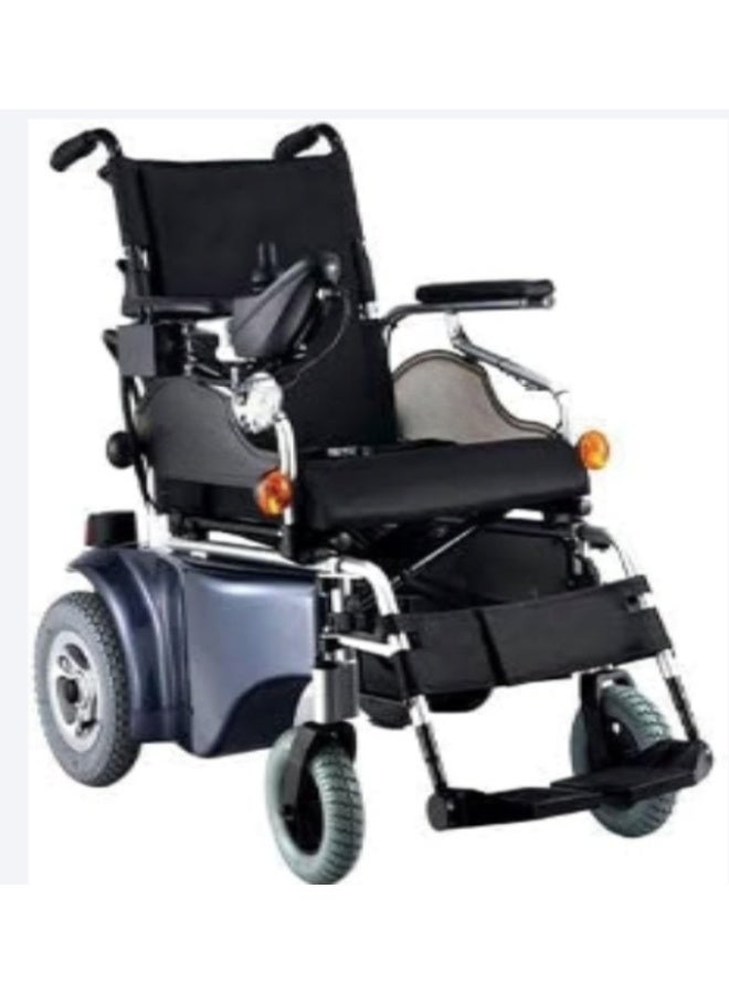 Electric Power Wheelchair Comfort Standard Steel Alloy Black