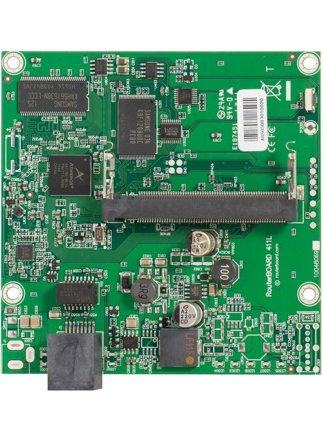 Router Board 411L 300MHz CPU 32MB Ram Green