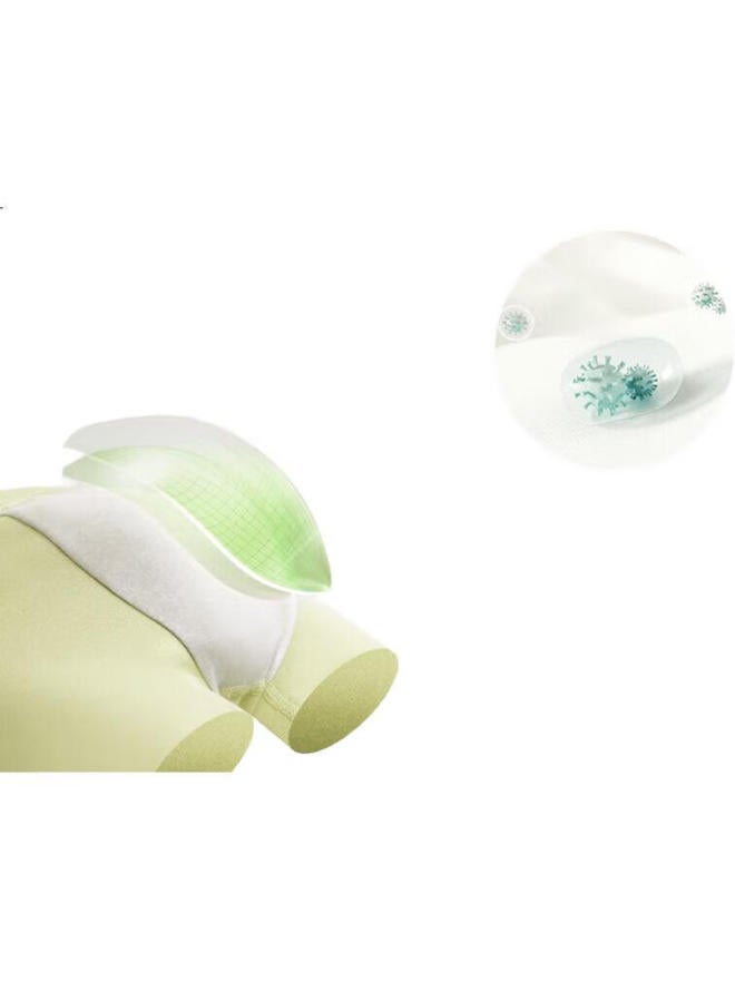 Heybetter Kids' Moisture-Wicking Underwear 25 New Double Antibacterial Breathable Non-Clipping Pp Star Blue/Fruit Green 140 - Image 1