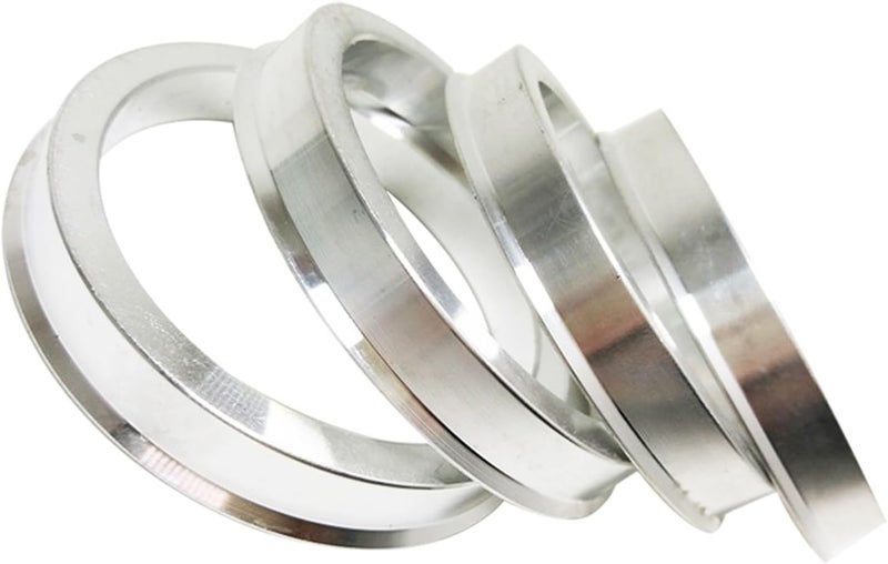 DEMULAX 4PCS Aluminum Wheel Spacer Hub Centric Rings - Image 2