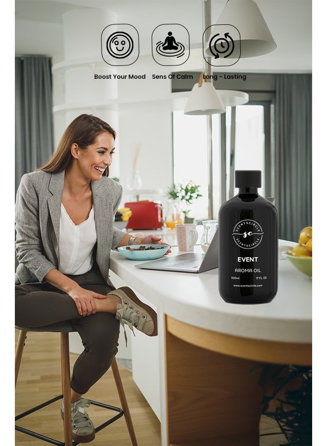 سِنتسِركل زيت العطر إيفنت من سنتسيركل - زيت عطري فاخر للمنزل والمساحات - زيت معطر منعش وأنيق للناشر - Image 4