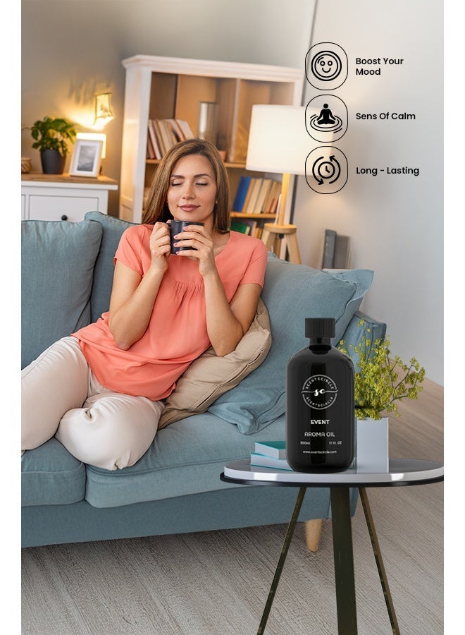 سِنتسِركل زيت العطر إيفنت من سنتسيركل - زيت عطري فاخر للمنزل والمساحات - زيت معطر منعش وأنيق للناشر - Image 3