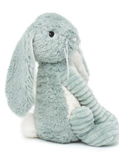 Les Deglingos Toudou the Rabbit Plush Toy - Beige Corduroy Bunny with Soft Ears, Eco-Friendly, Machine Washable, Ideal for Babies and Toddlers  - Image 2
