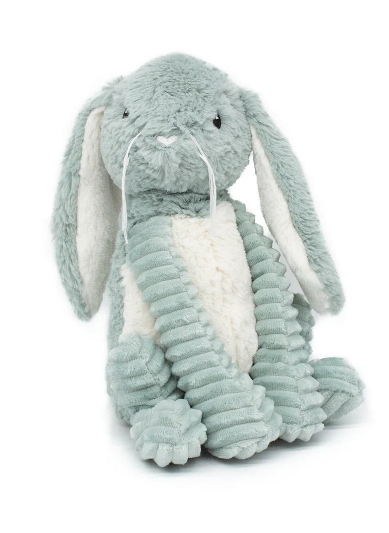 Les Deglingos - Toudou the Rabbit Plush Toy - Beige Corduroy Bunny with Soft Ears, Eco-Friendly, Machine Washable, Ideal for Babies and Toddlers - Image 1
