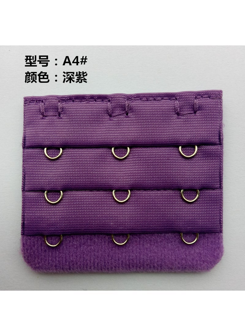 Generic Three-row three-button stainless steel Bra extension buckle three-row three-button underwear extension buckle factory direct delivery color card  - Image 2