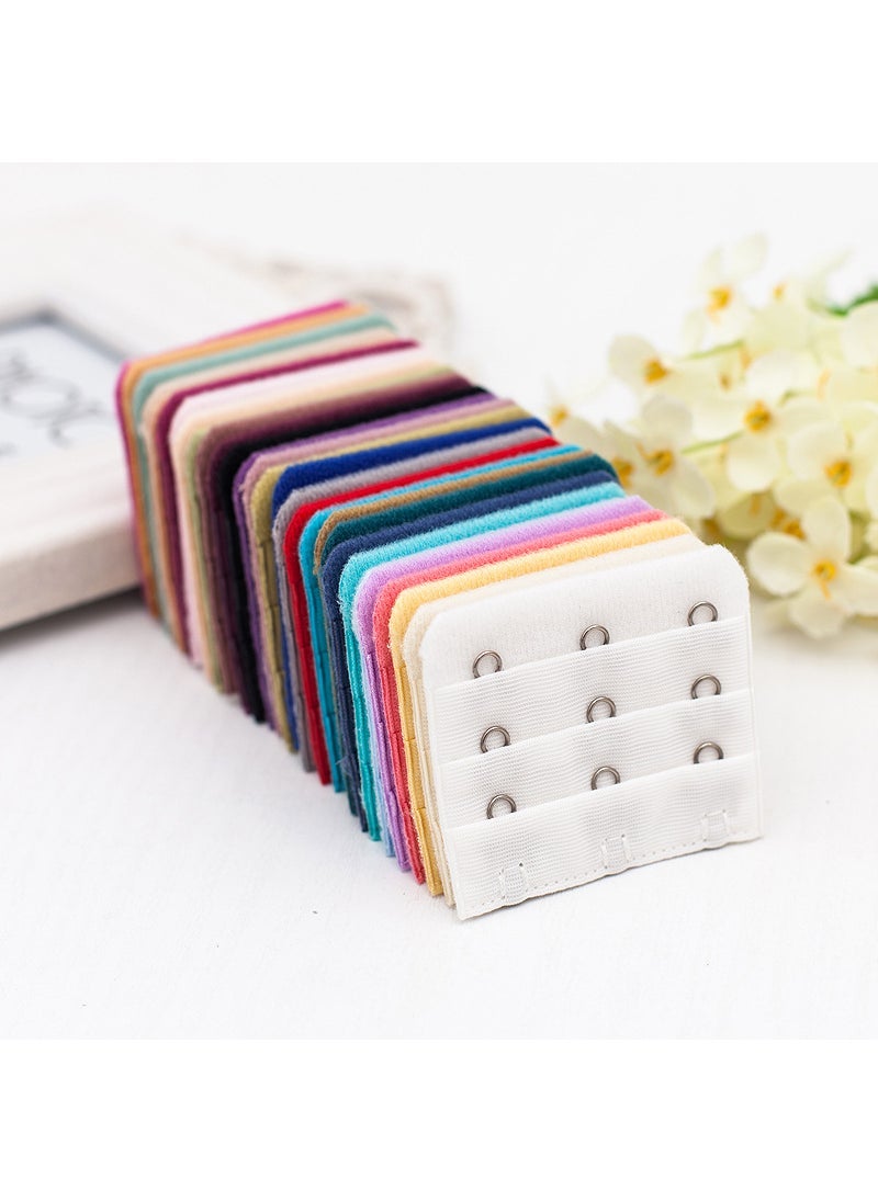 Generic Three-row three-button stainless steel Bra extension buckle three-row three-button underwear extension buckle factory direct delivery color card  - Image 5