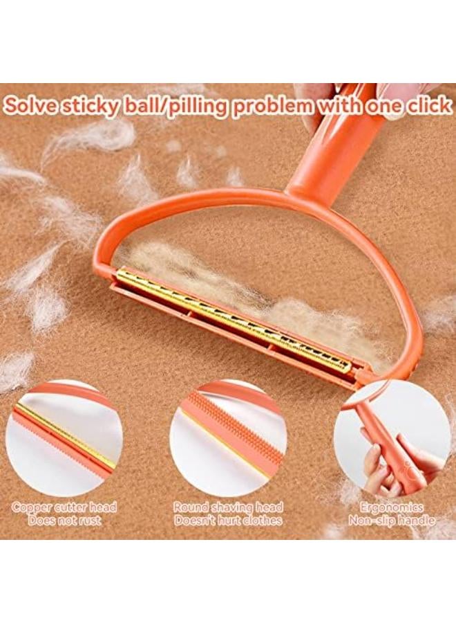Portable Double-Sided Lint Remove Pet Fur Hair Lint Remover For Clothes Carpet Couch Travel, Reusable Lint Rollers Shaver Cleaner Fabric Pilling Remover Sc - Image 3