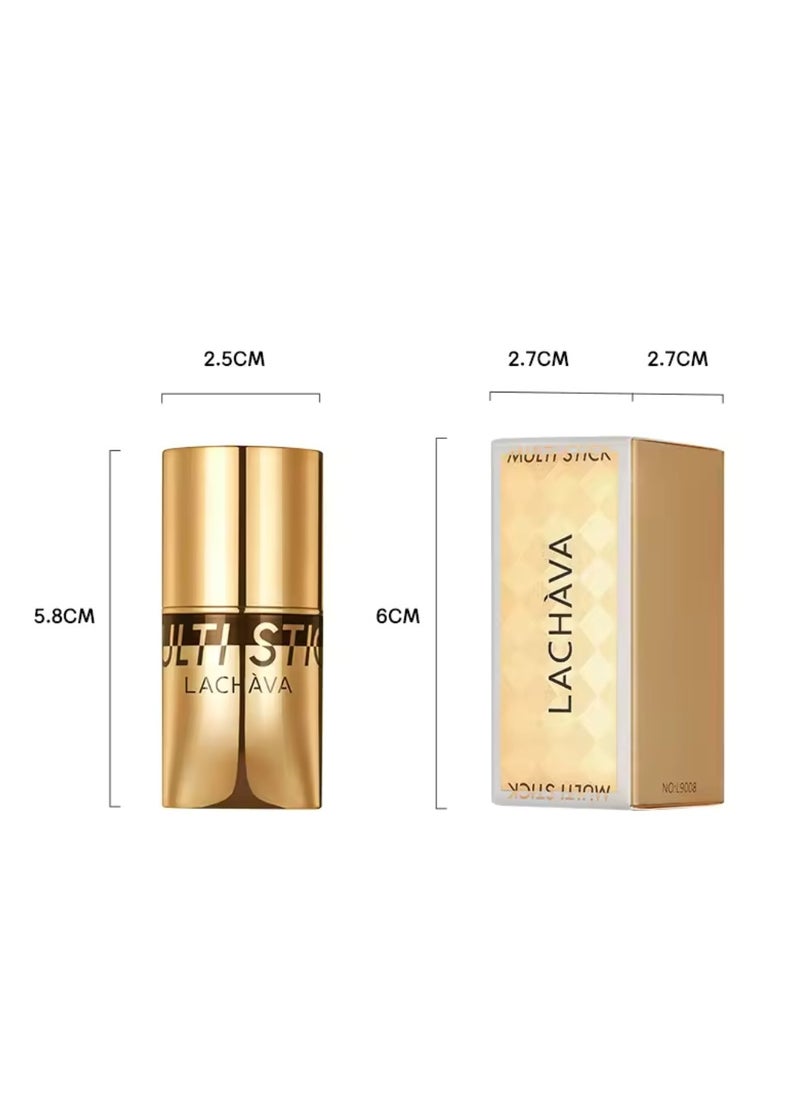LACHAVA - Multi Stick Blush for Eyeshadow and Lipstick Eyeshadow Lipstick and Face Blusher Cream 3 in 1 Non Sticky Moisturizing Hydrating Smooth Face Blush Makeup Lipstick 8G 05 - Image 1