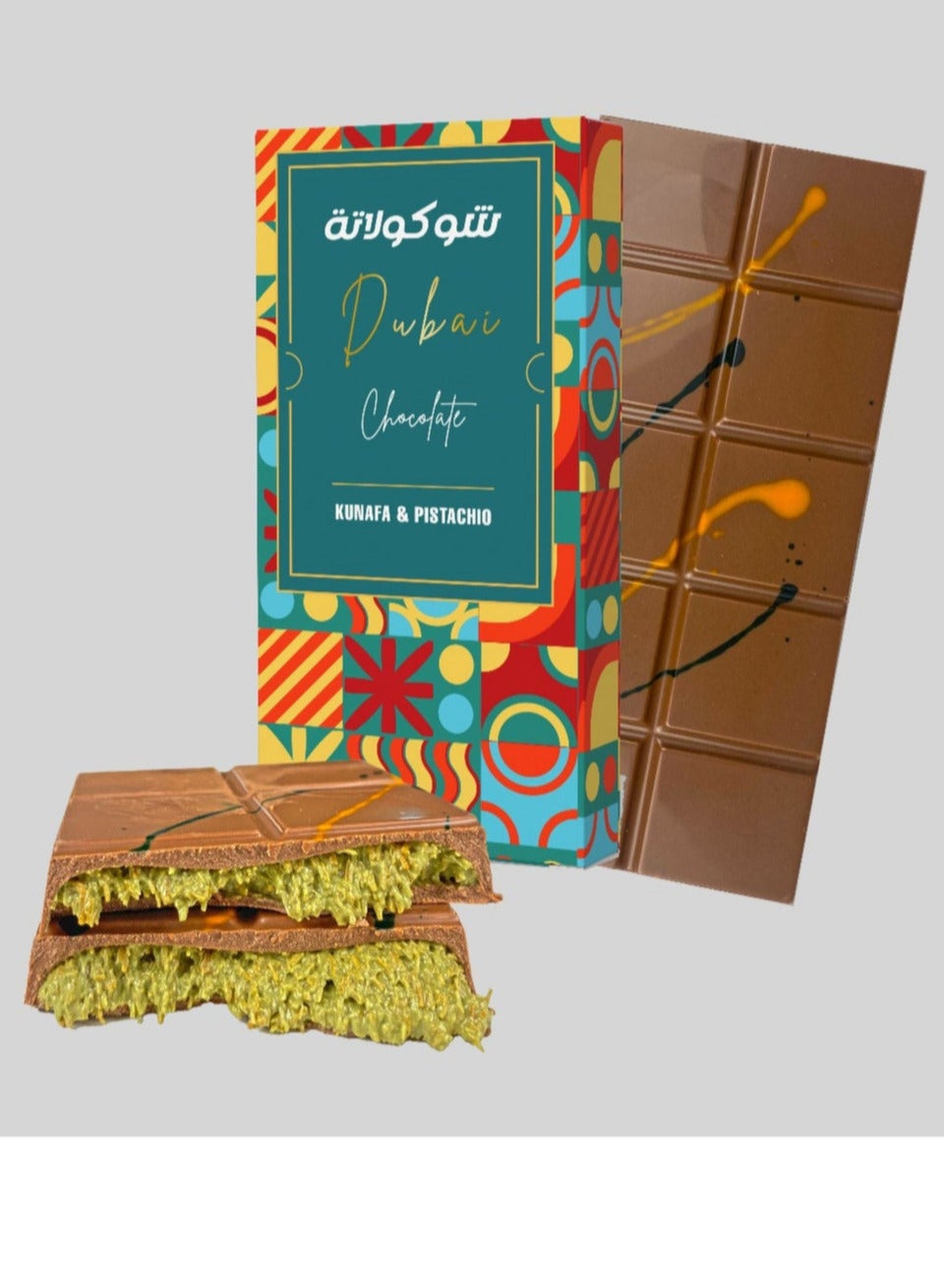 Le Damas Dubai Chocolate Milk Kunafa Pistachio