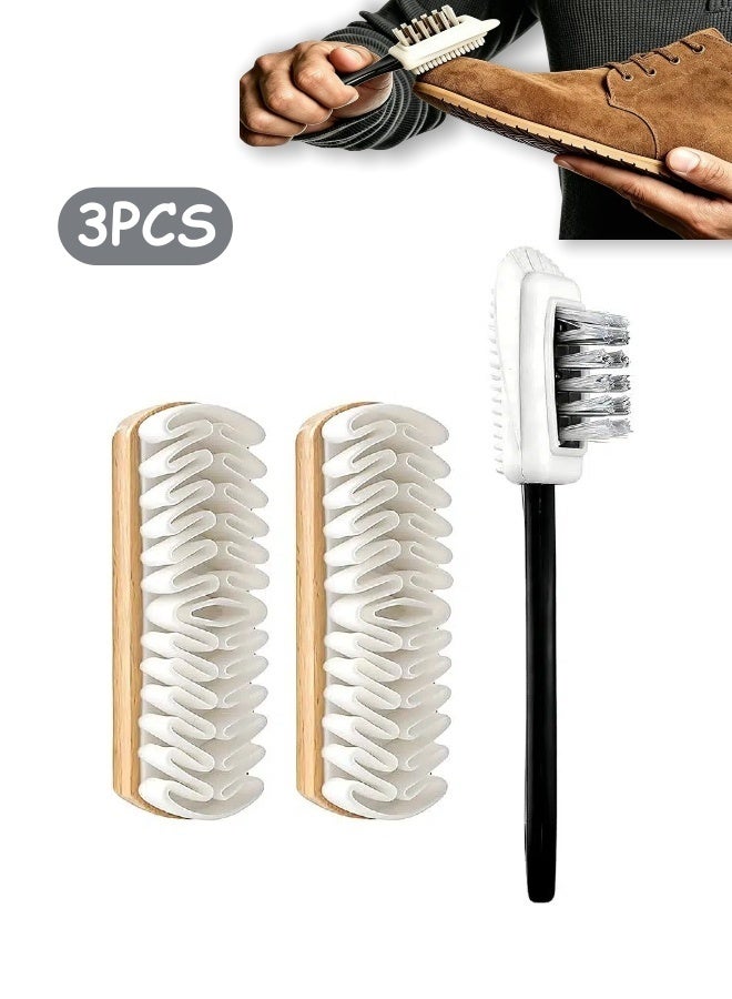 Suede Brush for Shoes,Suede Nubuck Eraser,Suede Shoe Cleaner Kit, Nubuck Cleaning Kit 3PCS - Image 1