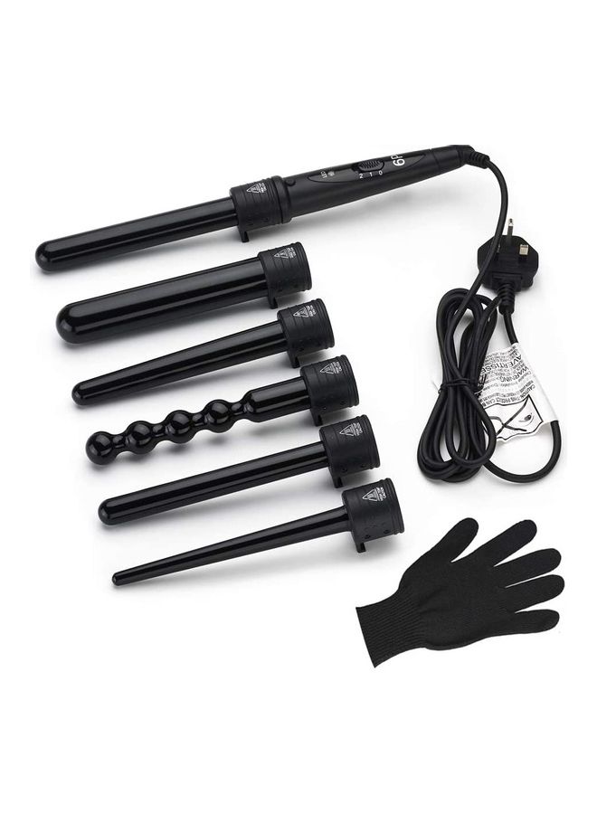 NIBEMINENT Victoper Waver Curling Tong Hair Curler Black - Image 1