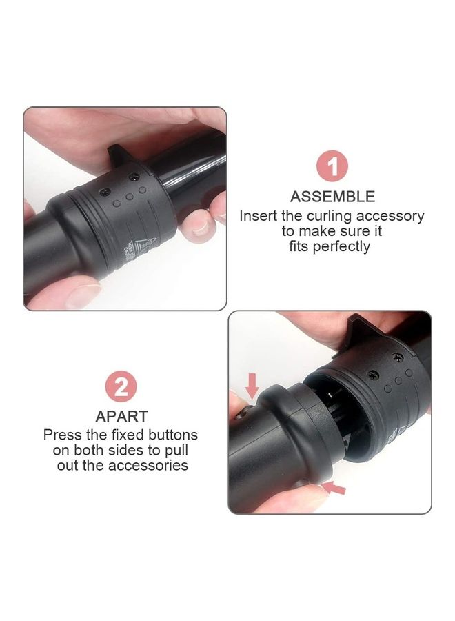 NIBEMINENT Victoper Waver Curling Tong Hair Curler Black - Image 5