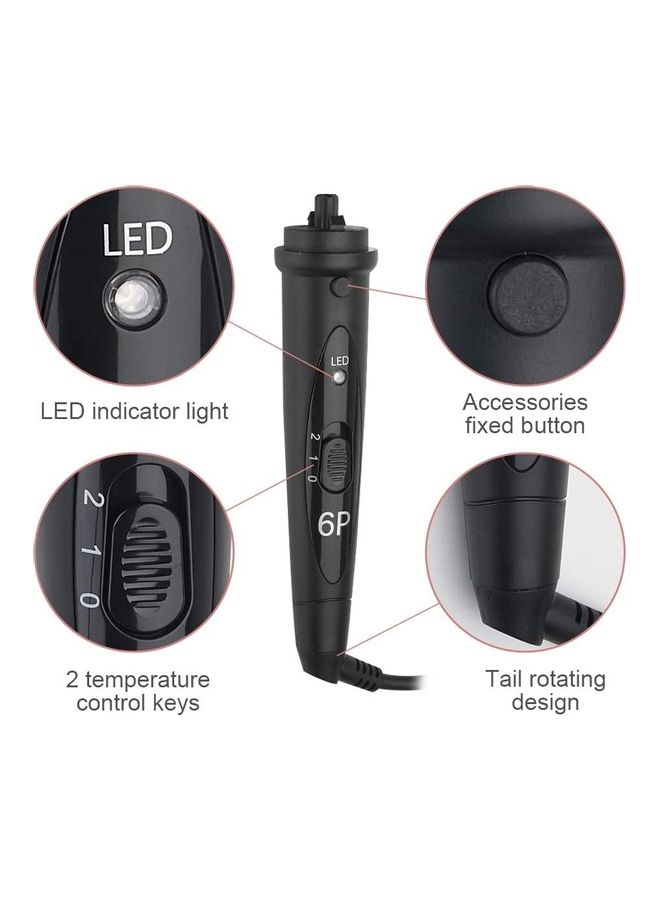 NIBEMINENT Victoper Waver Curling Tong Hair Curler Black - Image 4