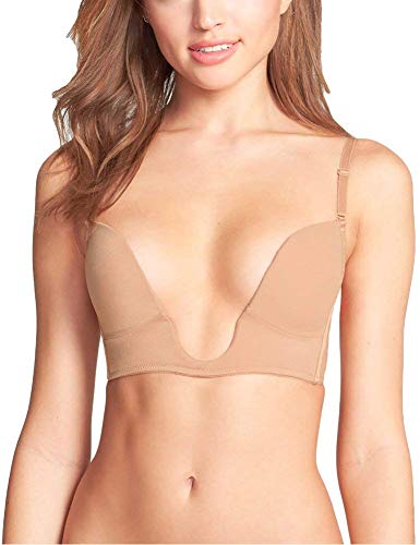 ToBeInStyle Women's Deep Plunge Convertible V Bra - Beige - 38B - Image 5