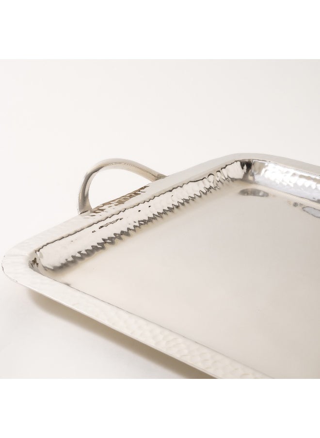 Dallaty Dallaty large shiny silver serving tray 43*38*77 cm  - Image 1