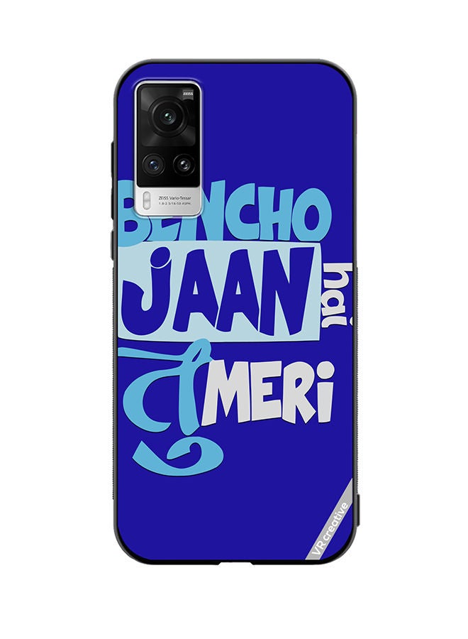 VR CREATIVE Protective Case Cover For Vivo X60 Pro Bencho Jaan Hari Meri Design Multicolour - Image 1