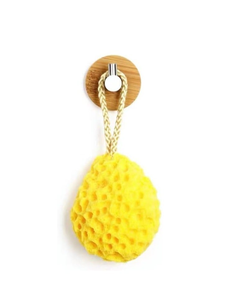 4 Pcs Self-Adhesive Wooden Hooks – Heavy-Duty Wall Hooks for Robe, Towel, Coat, and Keys - Image 3