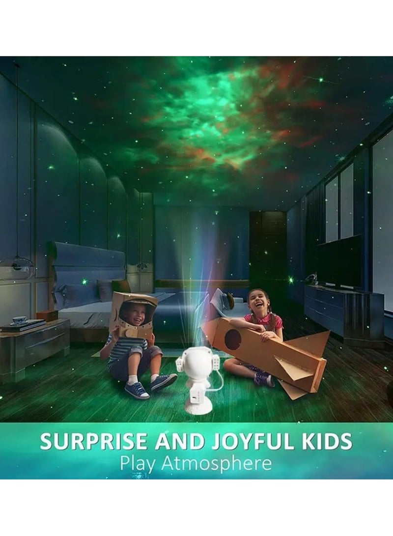 SYOSI Star Projector Galaxy Night Light Bluetooth Sound Astronaut Space Projector Starry Nebula Ceiling LED Lamp Sky Projector with Moon Light Kids Room Decor Aesthetic Gifts for Birthday Gift  - Image 2