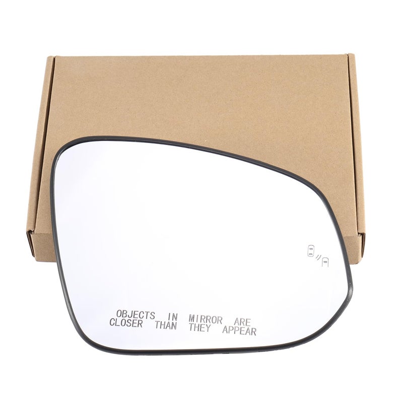 Generic Tempsnow Passenger Side Mirror Replacement for Toyota Rav4 2016-2023 and Toyota Tacoma 2016-2021 Right Side View Mirror Replacement Glass With Heated Blind Spot Detection System  - Image 1