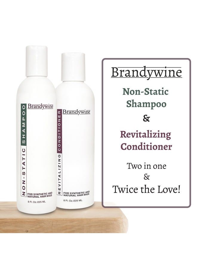 Brandywine Non Static Shampoo & Revitalizing Conditioner 8 Ounce, Value Pack Bundle 2 items - Image 2