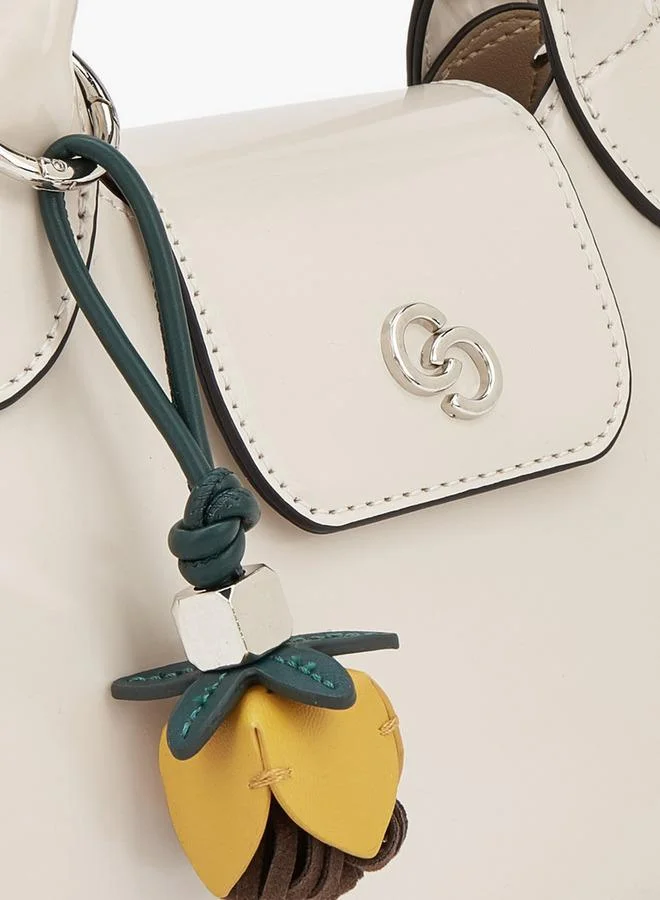 Celeste IVORY Solid Tote Bag With Pouch for Women | Best Price UAE