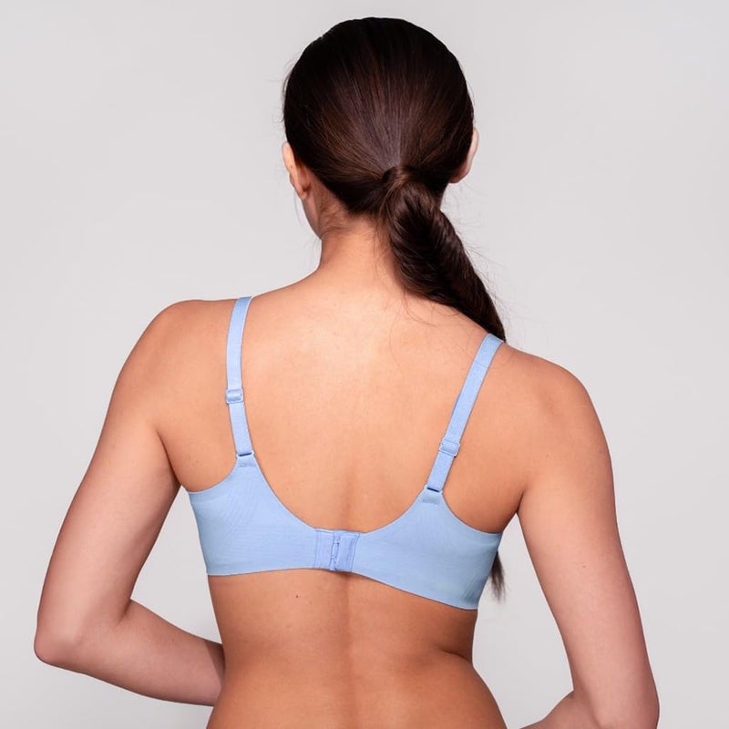 Floatley to The T-Shirt Wireless Push Up Lift Bra for Women, Soft Silky Everyday Comfort Bra with Removable Pads - Image 3