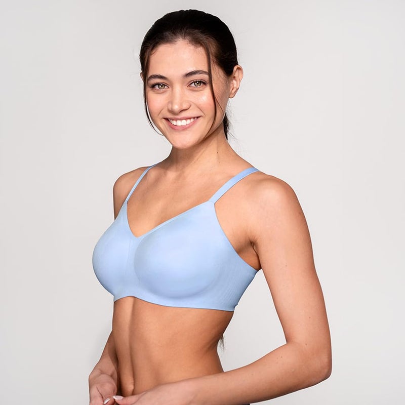 Floatley to The T-Shirt Wireless Push Up Lift Bra for Women, Soft Silky Everyday Comfort Bra with Removable Pads - Image 2