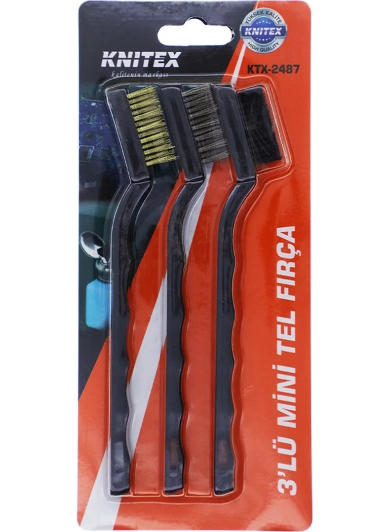 Knitex KTX-2487 3-pack Mini Wire Brush