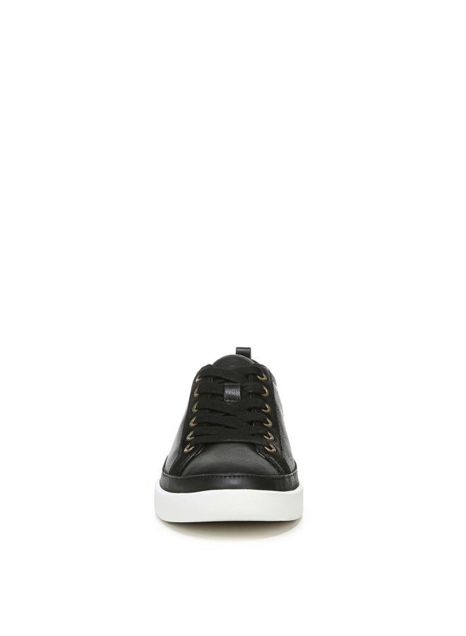 Vionic Women's Winny Sneaker, Onyx Black Leather, 6.5 Wide - Image 4