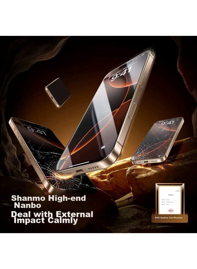 Smartdevil Tempered Glass Screen Protector For Iphone 16 Pro, Full Coverage Anti-dust Anti-drop Anti-fingerprint Ultra-thin Large View No White Edge Hd Clear Dust-free 2-pack - Image 5