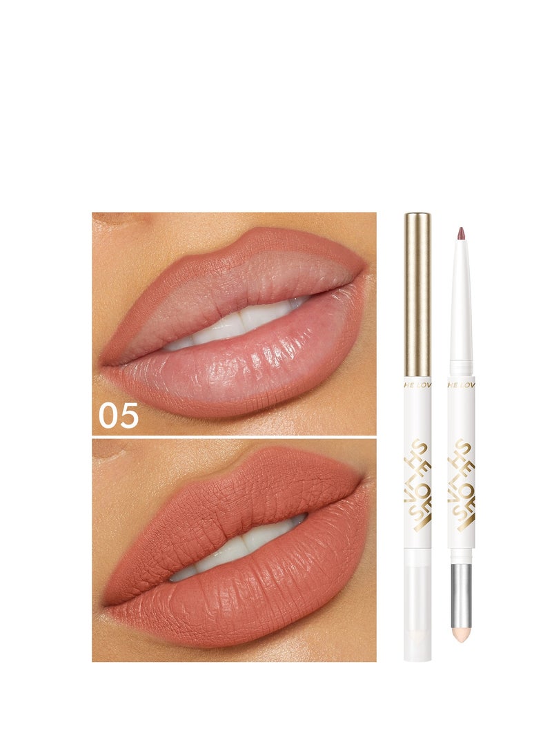 She Loves Double-ended Matte Non-Stick Lipstick Lip Liner  - Image 1